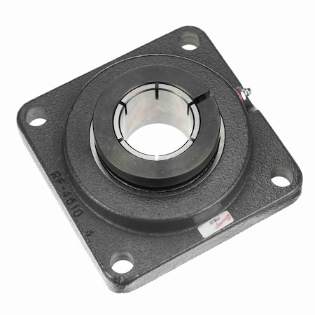 Browning Mounted Cast Iron Four Bolt Flange Ball Bearing, 52100 Bearing Steel, Concentric Lock VF4B-223